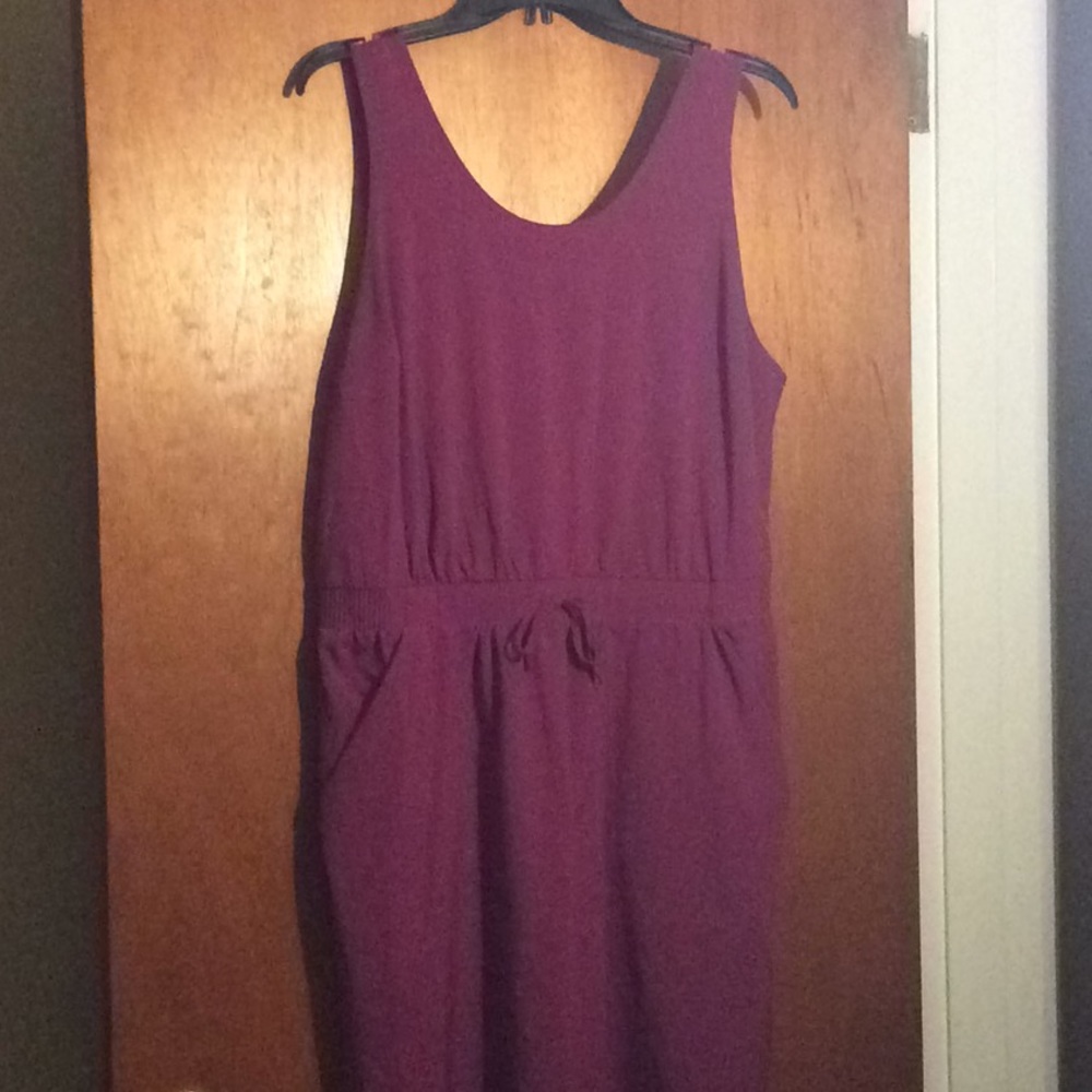 All in Motion Plum Dress